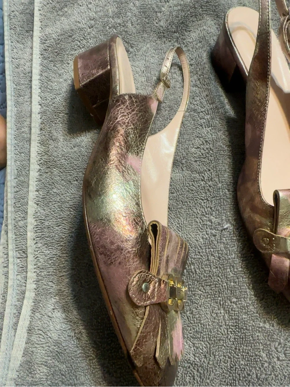 kate spade metallic pink